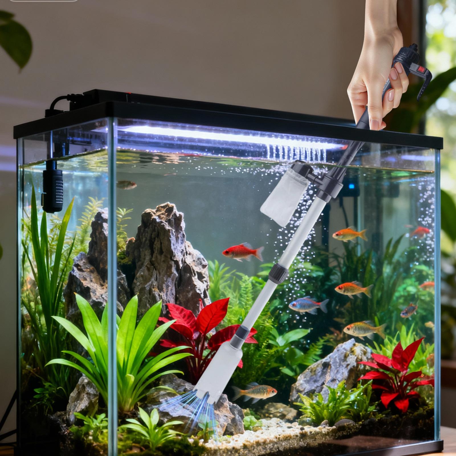 Planted Aquarium Cleaning - 3 in 1 Aquarium Vacuum Gravel