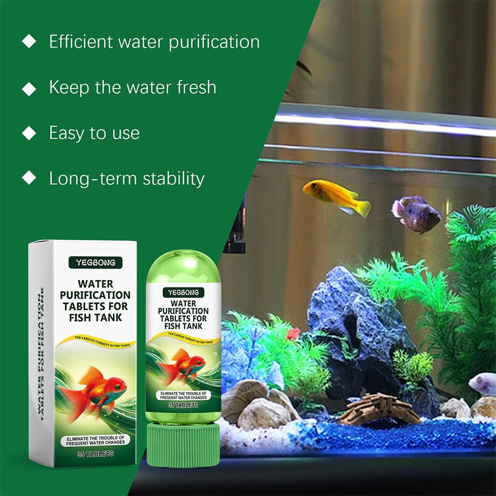 Planted Aquarium Cleaning - Water Purification Tablets Fish Tank Aquarium