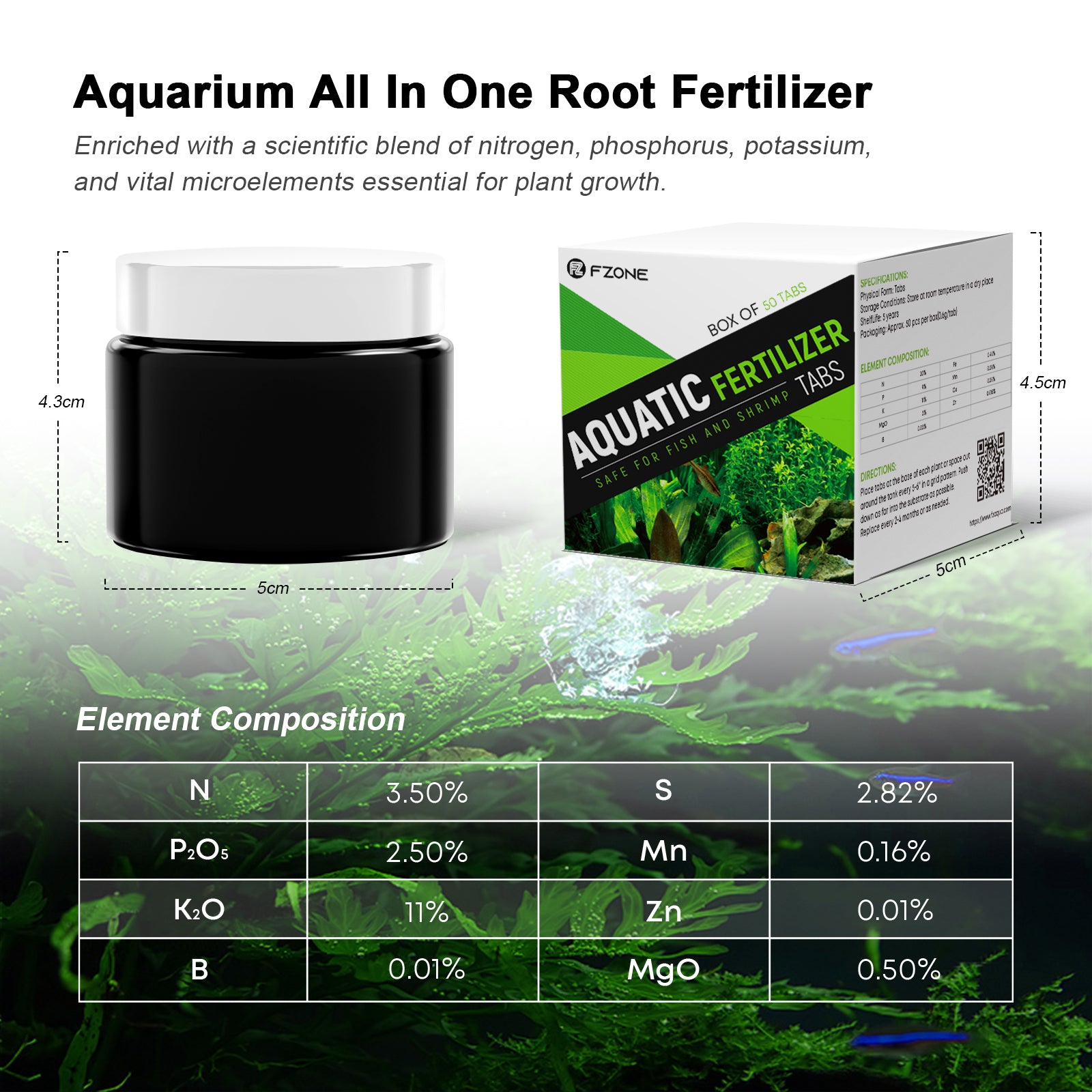 FZONE Aquarium Root Tabs Plant - огляд і ціна Aquarium Plant Root Tabs