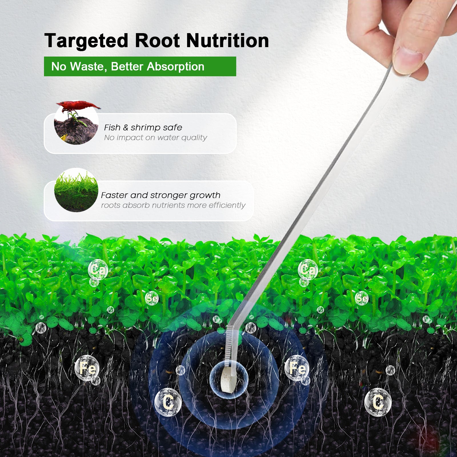 FZONE Aquarium Root Tabs Plant - огляд і ціна Aquarium Plant Root Tabs