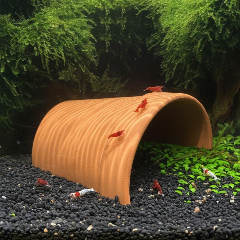 Practical Ceramic Fish Shrimp  - огляд і ціна Aquarium Plant Red