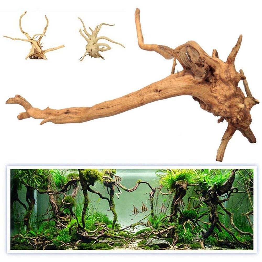 New Natural Wooden Fish Tank D - огляд і ціна Aquarium Plant Root Tabs