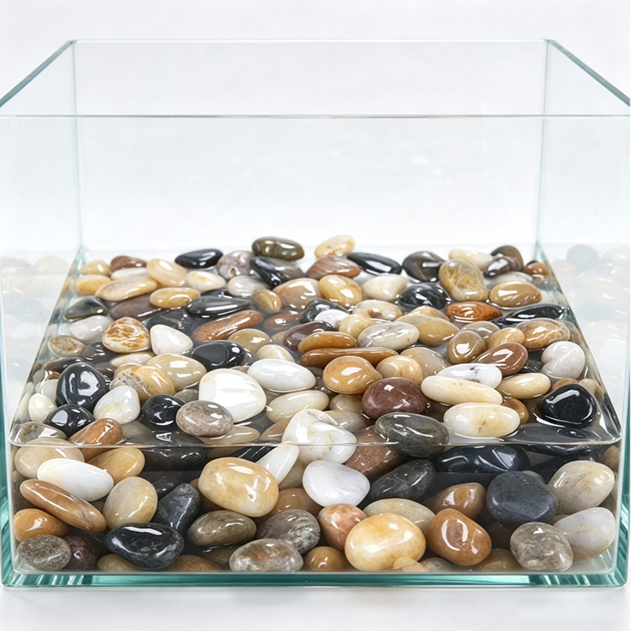 300-700g Smooth River Pebbles, - огляд і ціна Aquarium Planted