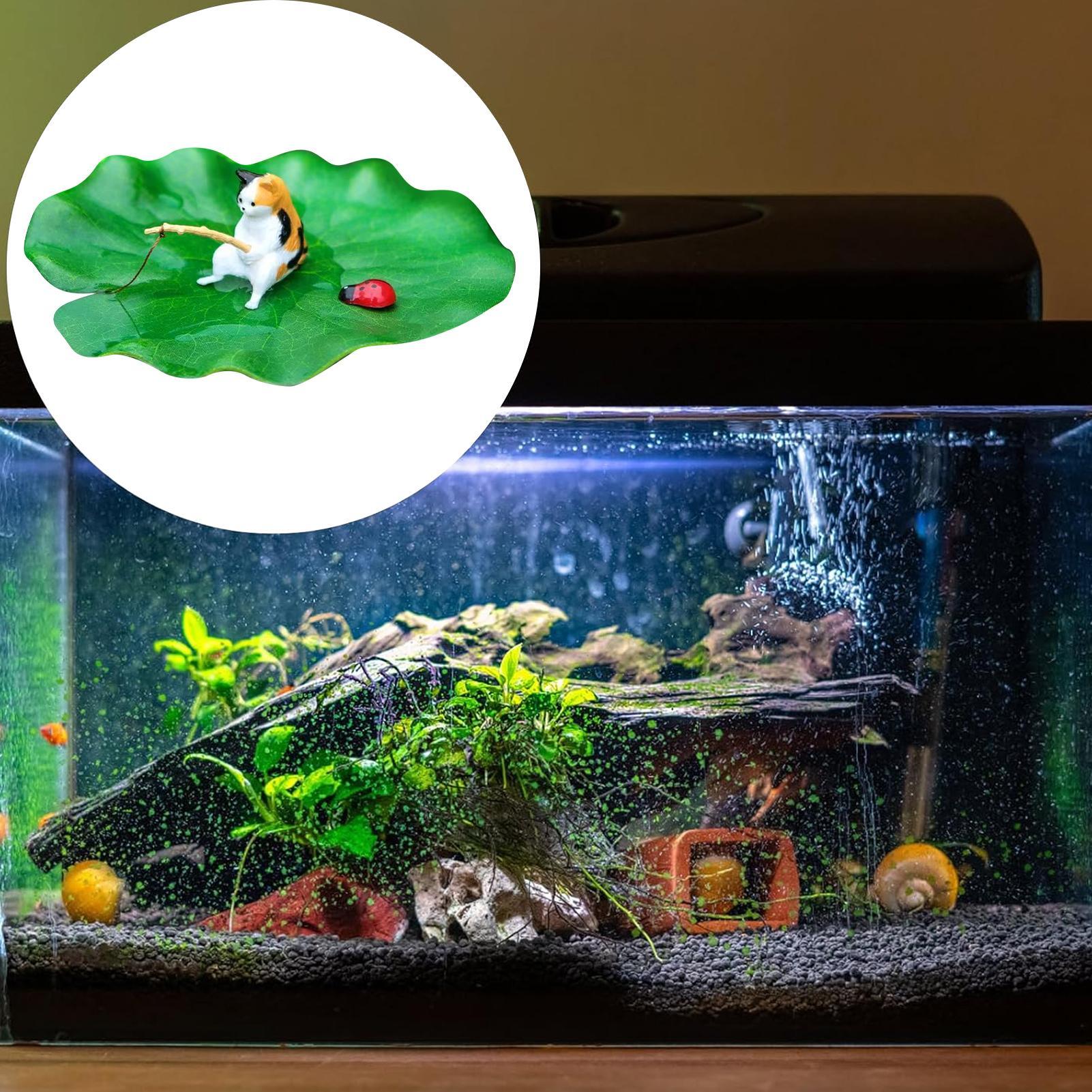 Cat Fishing on Floating Lily P - огляд і ціна Aquarium Plant Rings