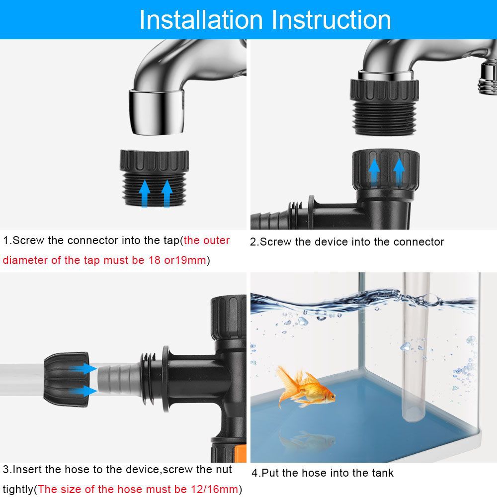 Bucket-Free Aquarium Water Cha - огляд і ціна Planted Aquarium Products