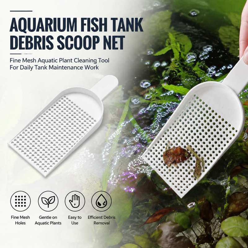 Aquarium Fish Tank Debris Scoo - огляд і ціна Planted Aquarium Products