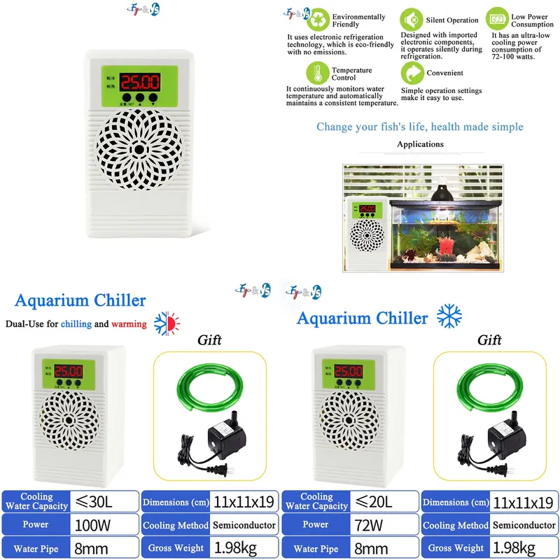 for Aquarium Water Chiller Coo - огляд і ціна Planted Aquarium Water Temperature