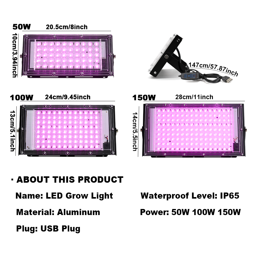 Led Grow Light 50W 100W 150W 2 - огляд і ціна Aquarium Plant Root Tabs