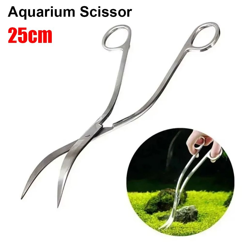 1Pcs Stainless Steel Aquarium  - огляд і ціна Planted Aquarium Cleaning