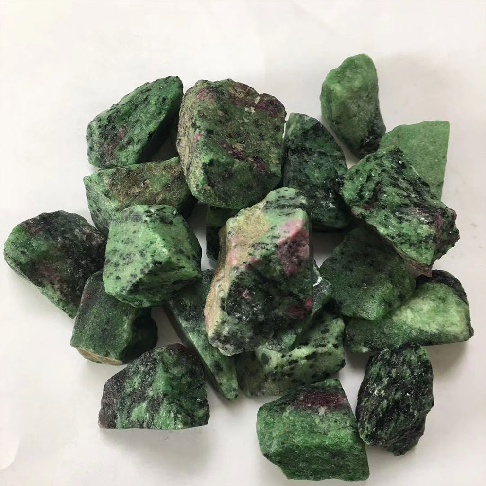 1pc Natural Red Green Zoisite  - огляд і ціна Aquarium Plant Red