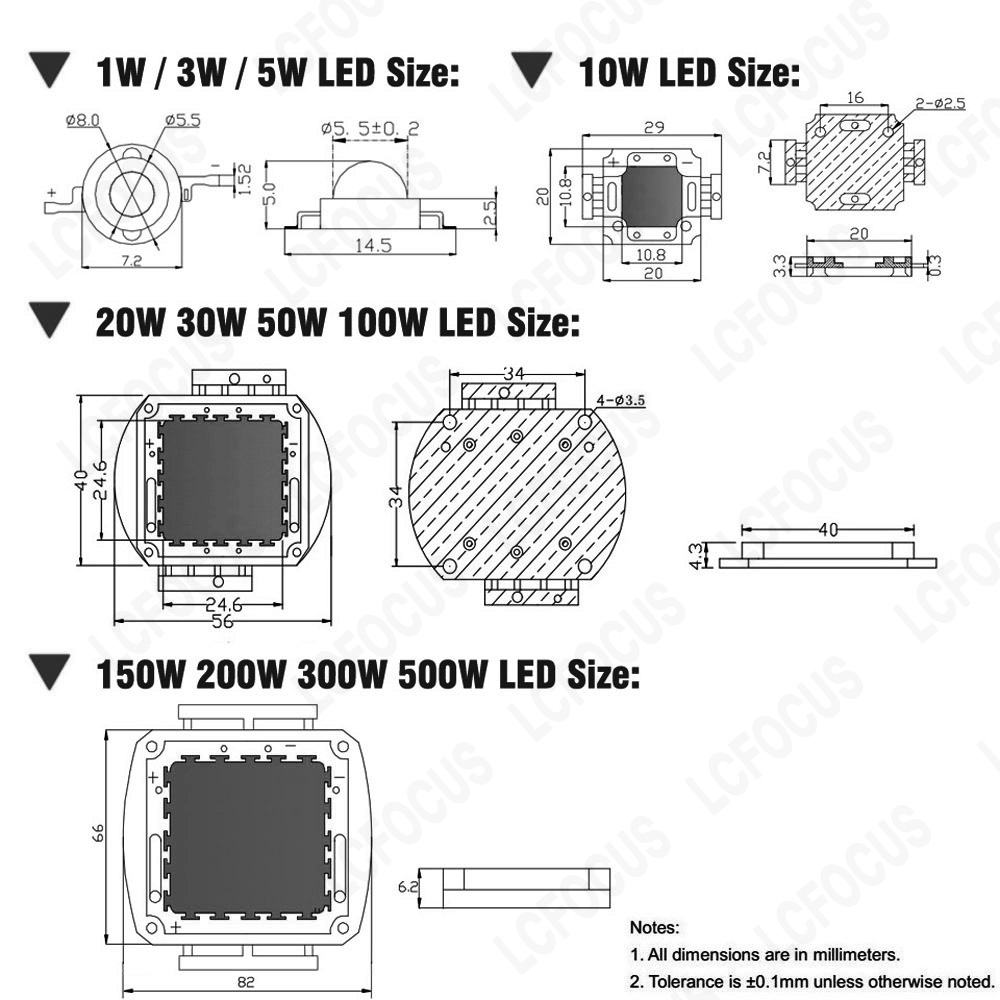 High Power 1W 3W 5W 10W 20W 30 - огляд і ціна Aquarium Plant Red