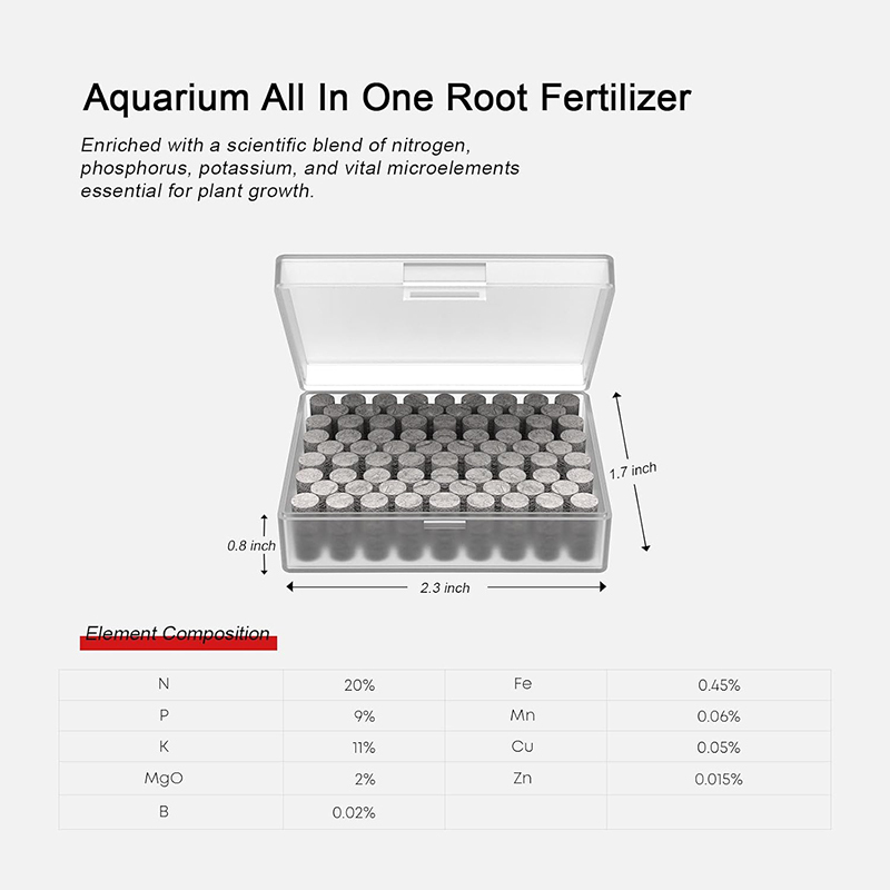 FZONE Root Tabs Freshwater Aqu - огляд і ціна Aquarium Plant Root Tabs