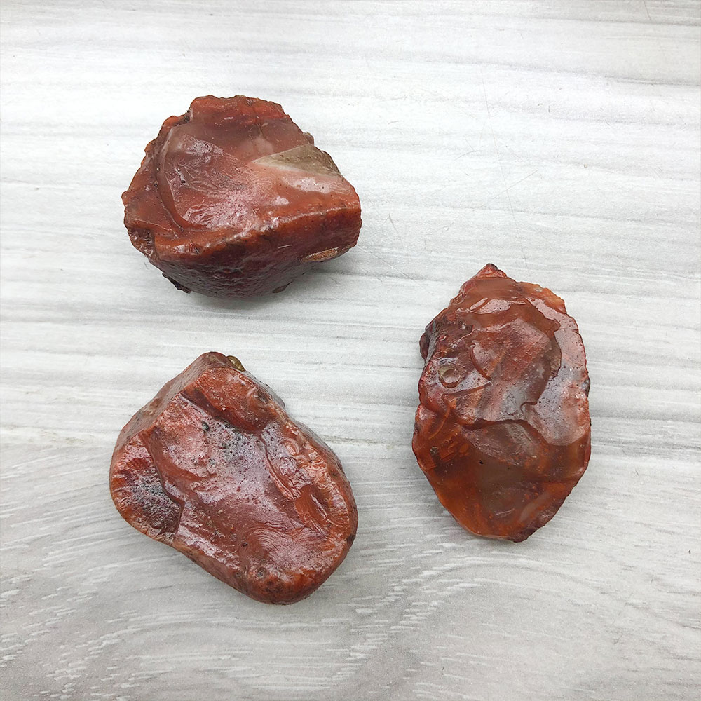 1pc Random Rough Raw Carnelian - огляд і ціна Aquarium Plant Red